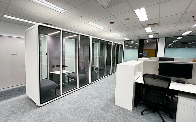 के बारे में नवीनतम कंपनी का मामला Airport Projects-Creating Quiet Spaces for Efficient Collaboration