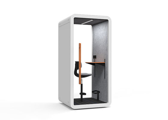 Movable Acoustic Office Pods Aluminum Structure Frame Soundproof Meeting Pods