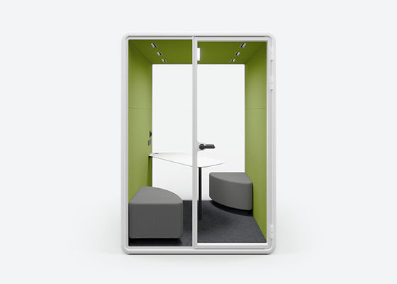 M Size Silent Phone Booth Meeting Room Privacy Acoustic Office Pods For 1 - 2 Person