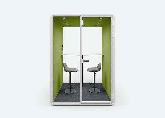 M Size Silent Phone Booth Meeting Room Privacy Acoustic Office Pods For 1 - 2 Person