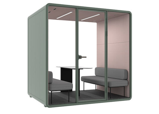 Pre-fabricated Office Pods Quality Guarantee Multi-person Meeting Pods Portable Aluminum Frame