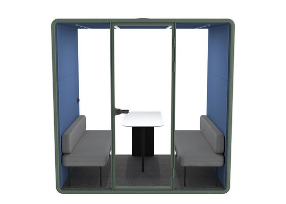 Pre-fabricated Office Pods Quality Guarantee Multi-person Meeting Pods Portable Aluminum Frame