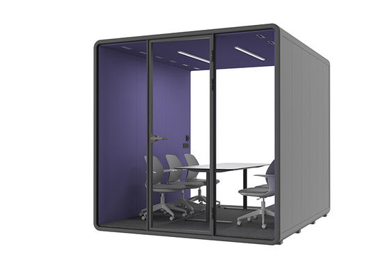 Acoustic Sound Booth For Council Chamber Easy Assembled Safety Office Silent Pods