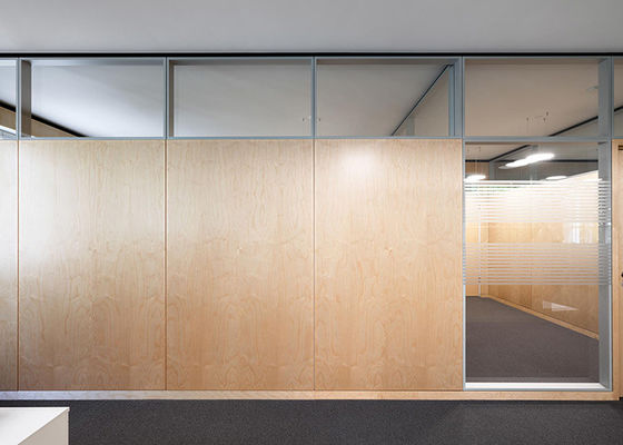 कटसोमाइज्ड सॉलिड ग्लास डिवीजन वॉल सिस्टम स्टील मेलामाइन एचपीएल