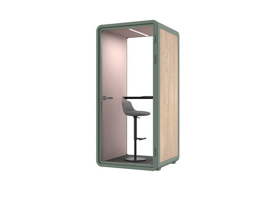 मोबाइल साउंडप्रूफ ऑडियो बूथ रिकॉर्डिंग संलग्न बूथ गायन कक्ष एक व्यक्ति के लिए